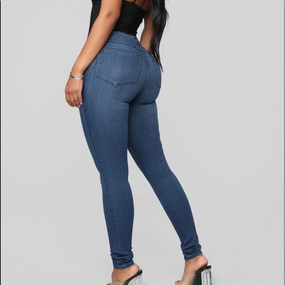 Sexy High Waist Dark Denim Skinny Jeans Size 7 NWT